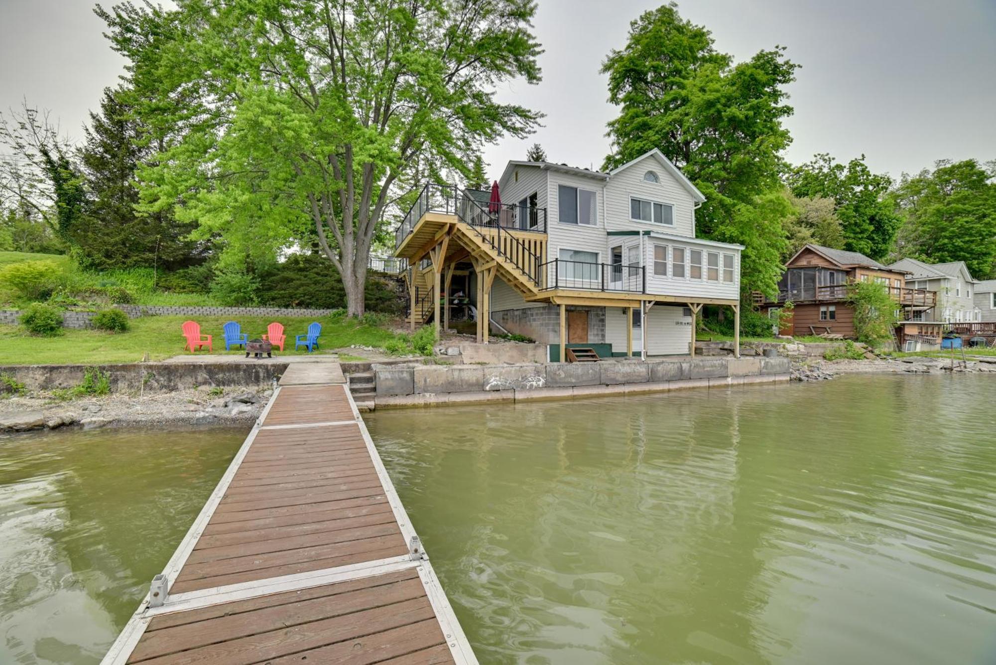 Cayuga Lake Retreat In Seneca Falls With Dock! Eksteriør bilde